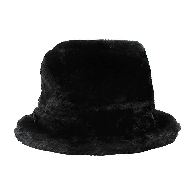 Angel Feather Fur Bucket Hat