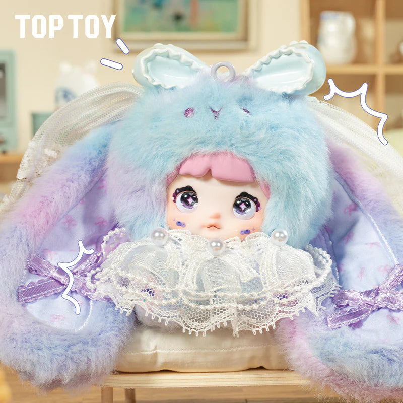 Nommi Baby Sweetheart Bunny Plush Keychain Blind Box