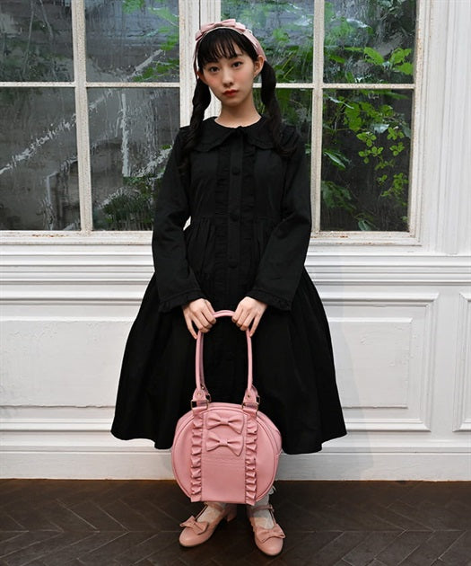 Twin Ribbon Round Bag