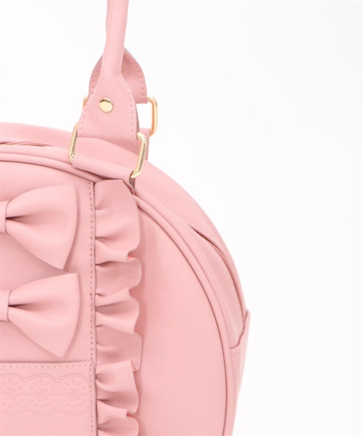 Twin Ribbon Round Bag