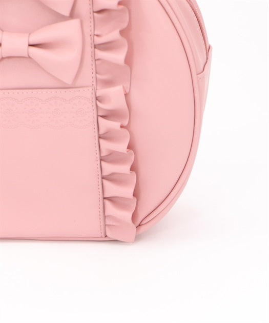 Twin Ribbon Round Bag