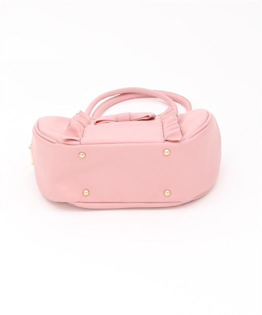 Twin Ribbon Round Bag