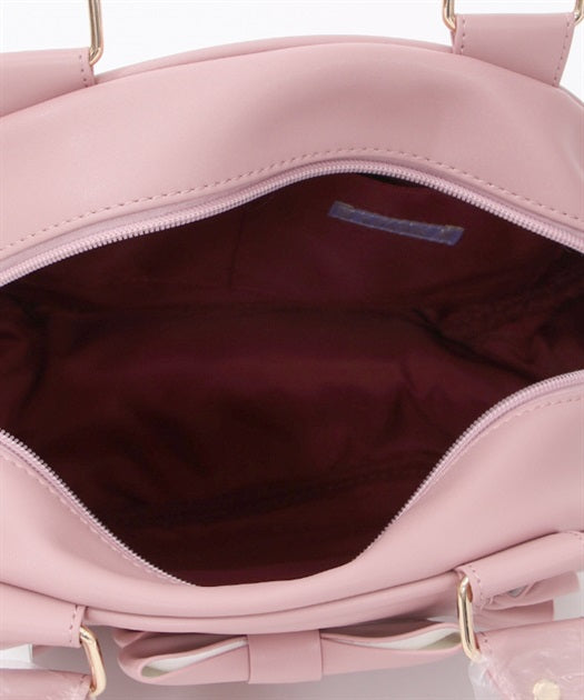 Twin Ribbon Round Bag