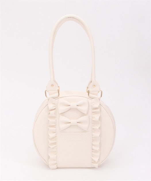 Twin Ribbon Round Bag
