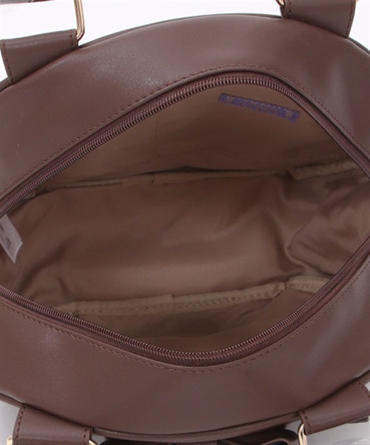 Twin Ribbon Round Bag