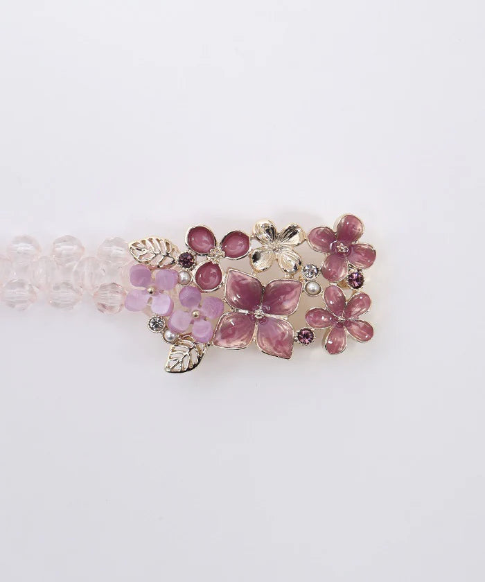 Hydrangea Beads Elastic Belt