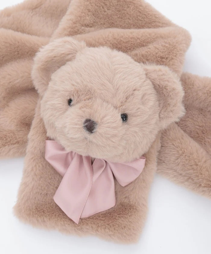 Fluffy Bear Scarf