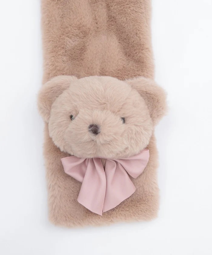 Fluffy Bear Scarf