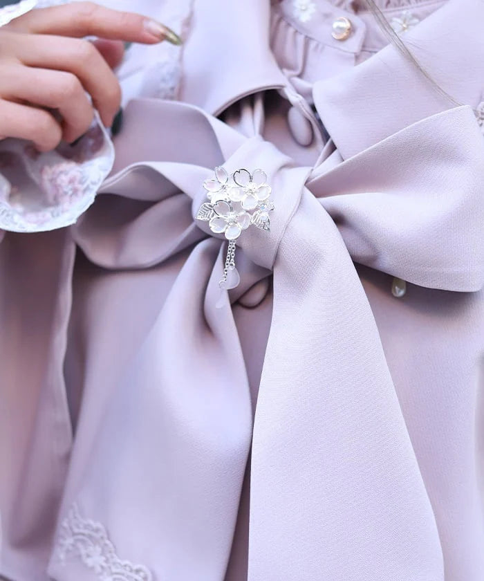 Sakura Motif Brooch & Charm