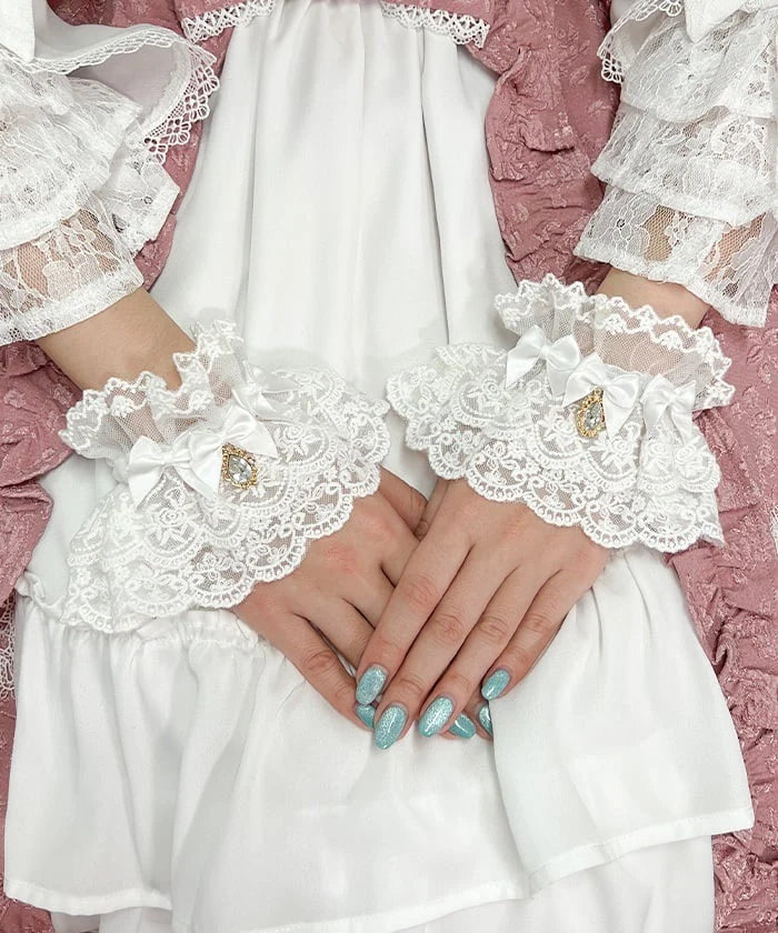 Triple Ribbon Wrist Cuffs