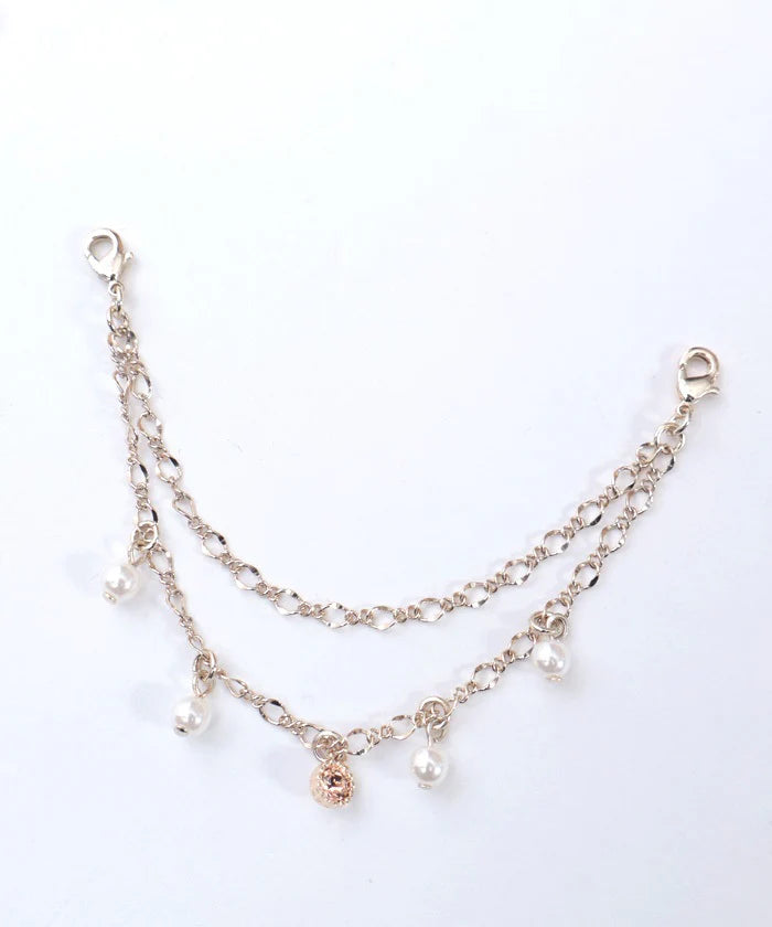 Sakura Motif Collar Clip & Earrings