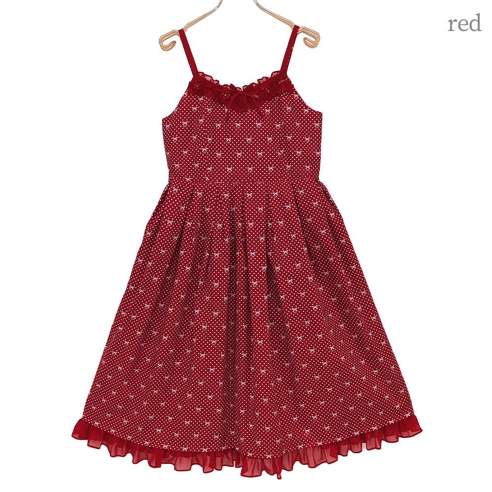 Little Dot Ribbon Jumperskirt