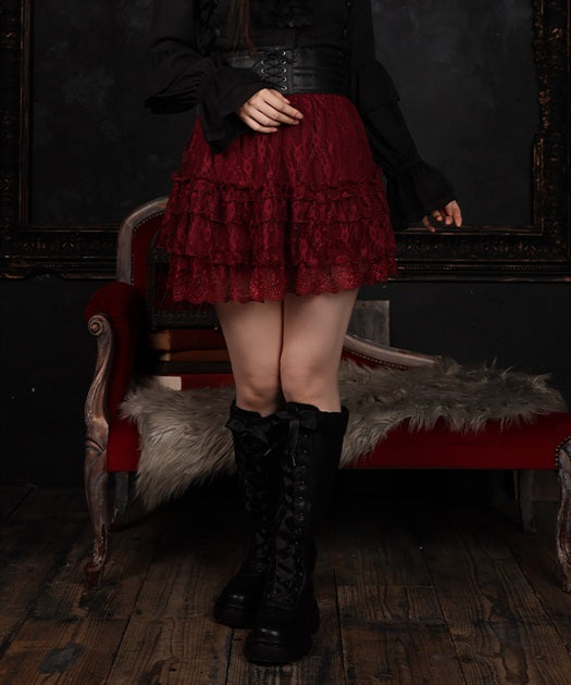 Full Lace Frill Skort