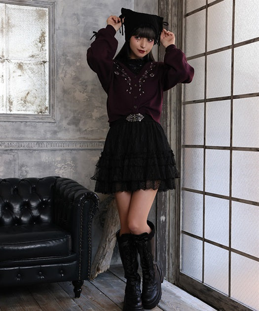 Full Lace Frill Skort