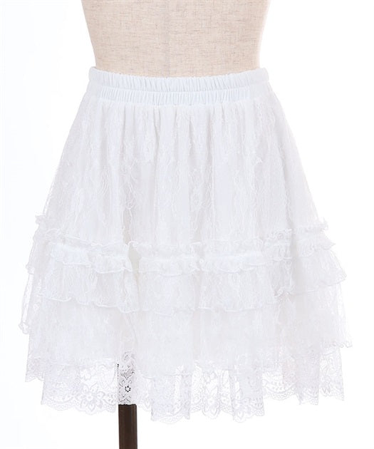 Full Lace Frill Skort