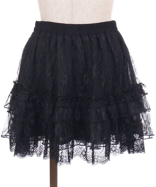 Full Lace Frill Skort