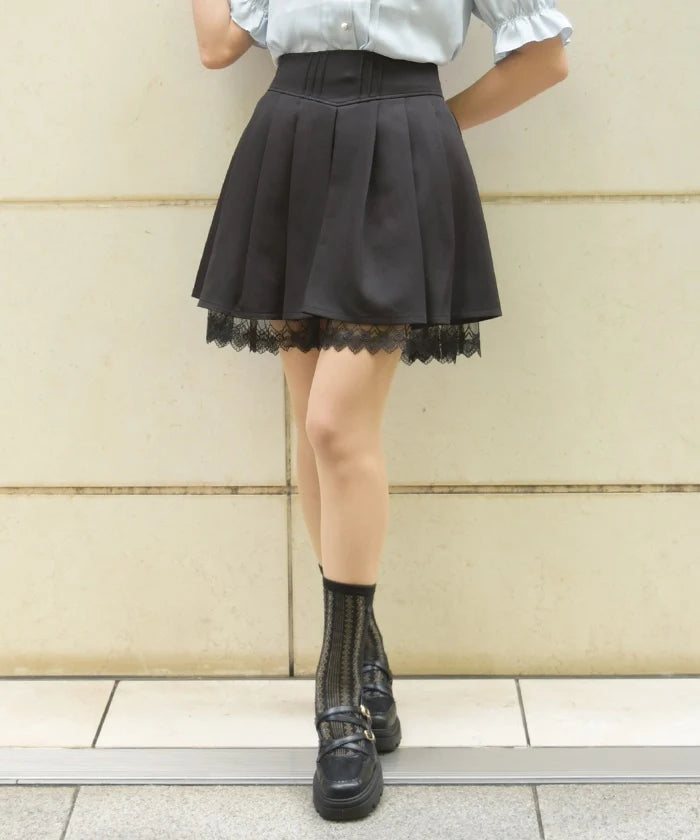 Back Lace-Up Skort