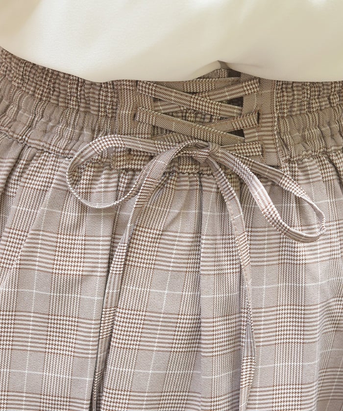 Back Lace-Up Skort