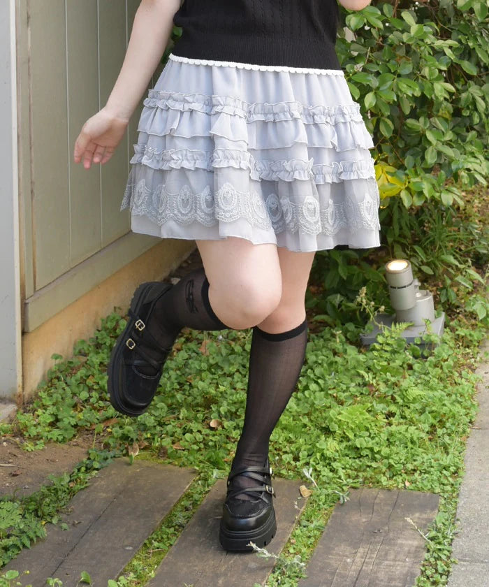 Volume Frill Skort
