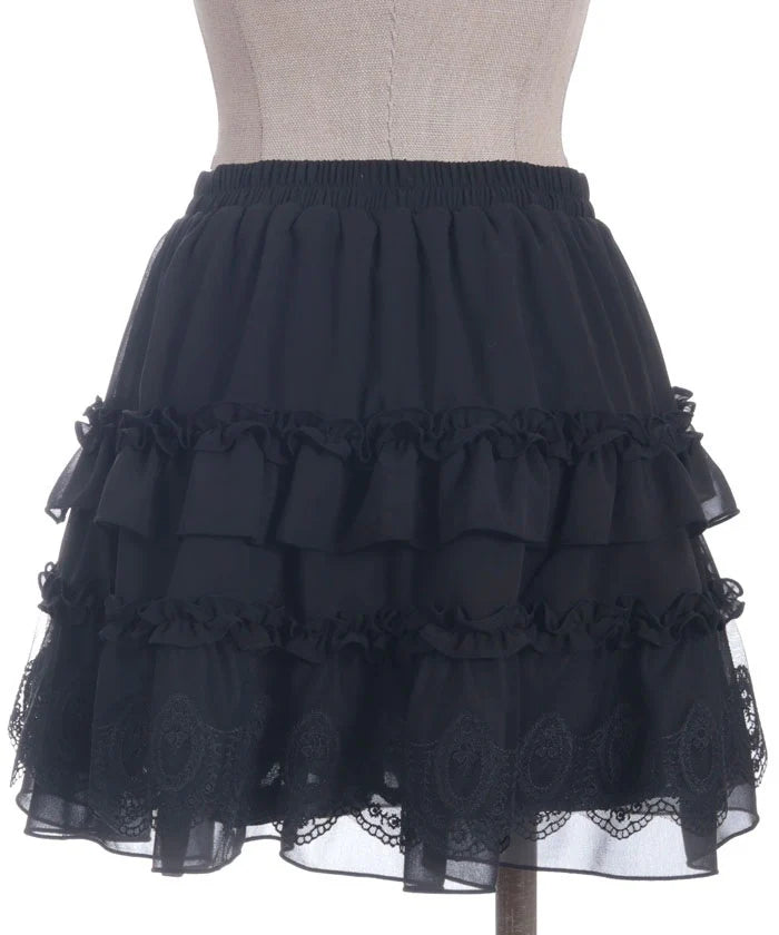 Volume Frill Skort
