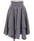 Irregular Hem Skirt with Chain