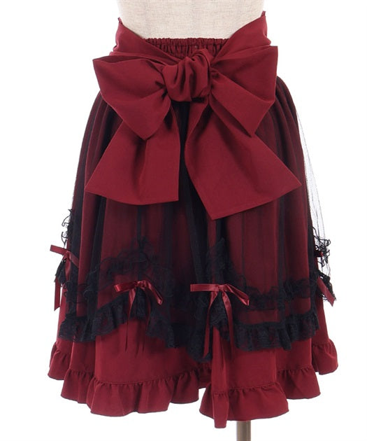Apron Style Layered Skirt