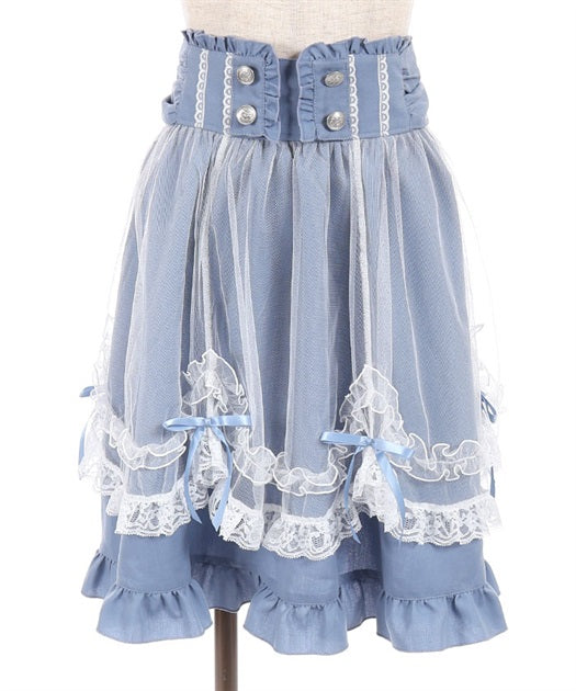 Apron Style Layered Skirt