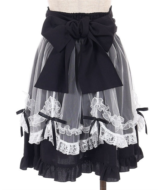 Apron Style Layered Skirt
