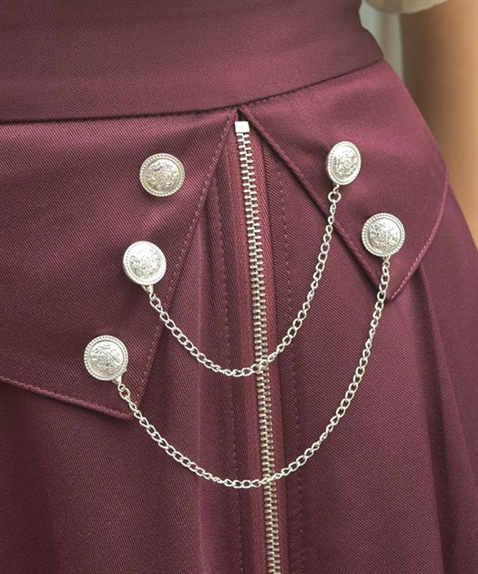 Layered Irregular Hem Skirt