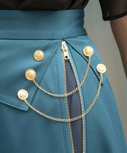 Layered Irregular Hem Skirt