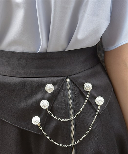 Layered Irregular Hem Skirt