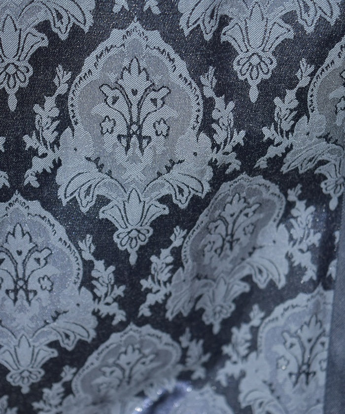 Lace-Up & Jacquard Skirt