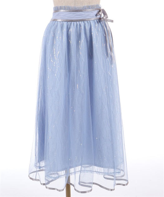 Sequin Marine Skirt