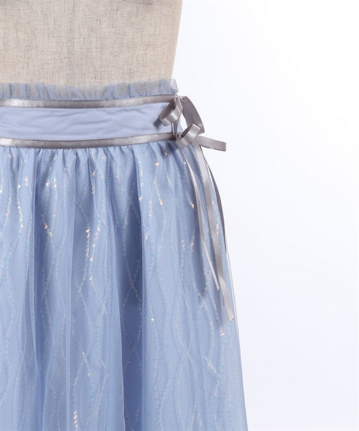 Sequin Marine Skirt