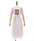 Striped Floral Pattern Dress