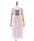 Striped Floral Pattern Dress