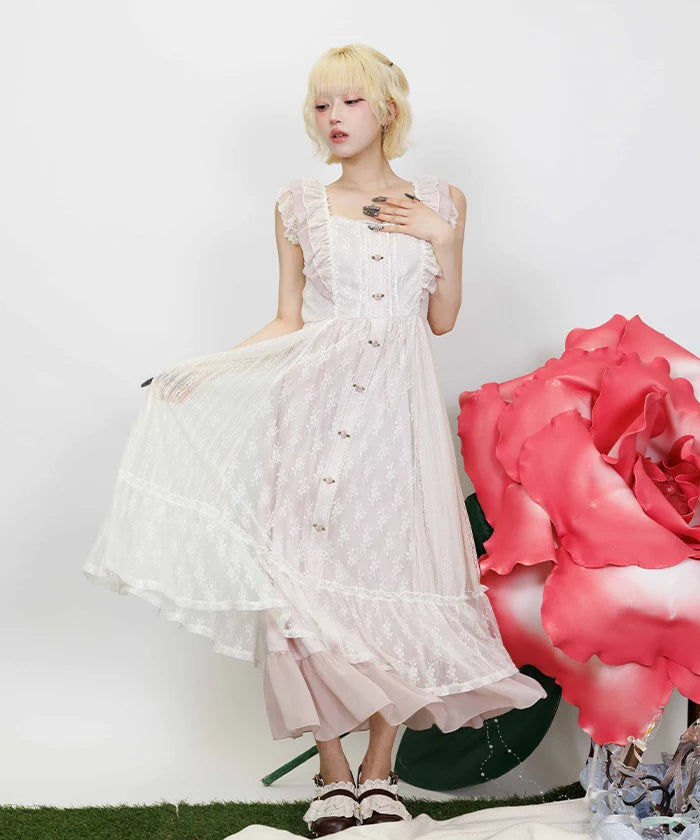 Patchwork Lace Dress