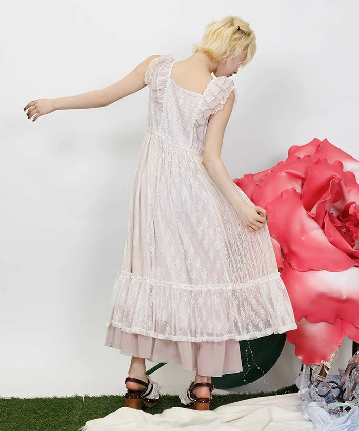 Patchwork Lace Dress