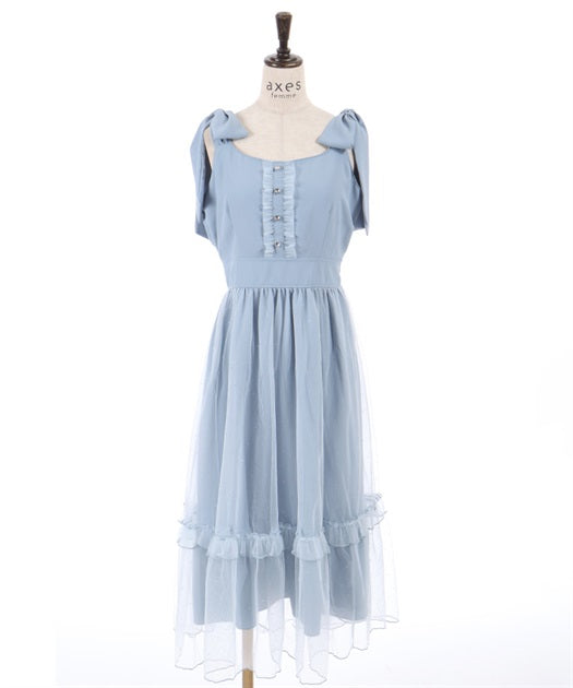 Ribbon & Lamé Tulle Jumperskirt