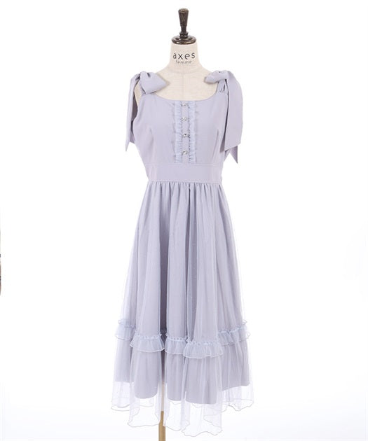 Ribbon & Lamé Tulle Jumperskirt