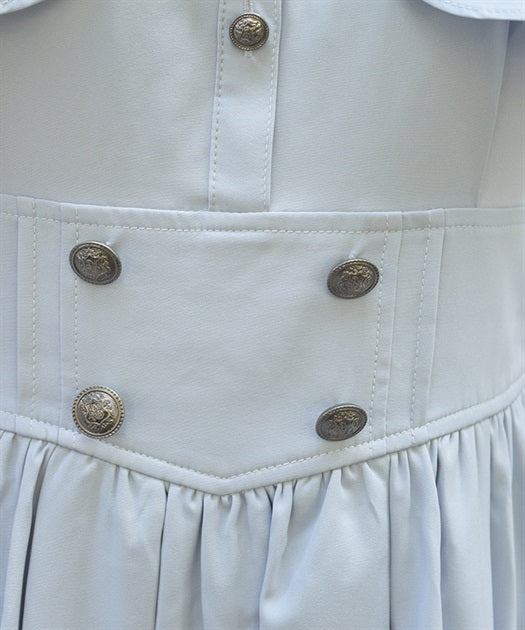 Ribbon Set Flap Design Dress