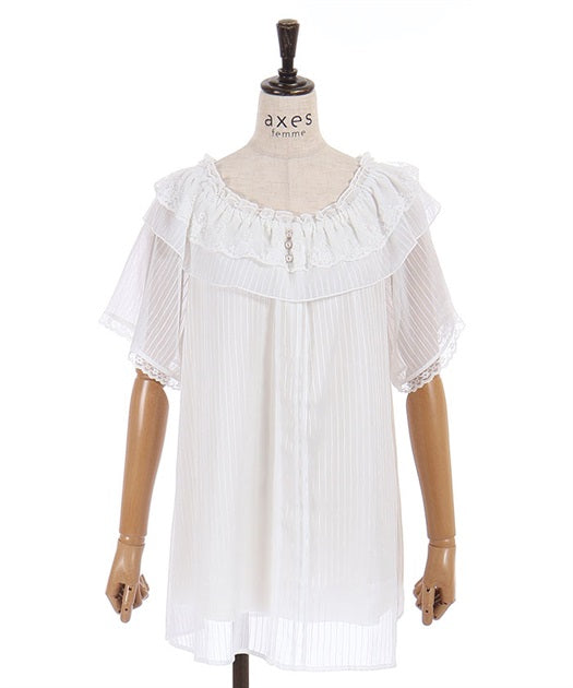 Sheer Striped Tunic