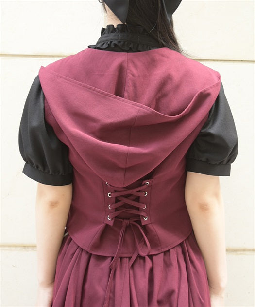 Hood Vest with Chain