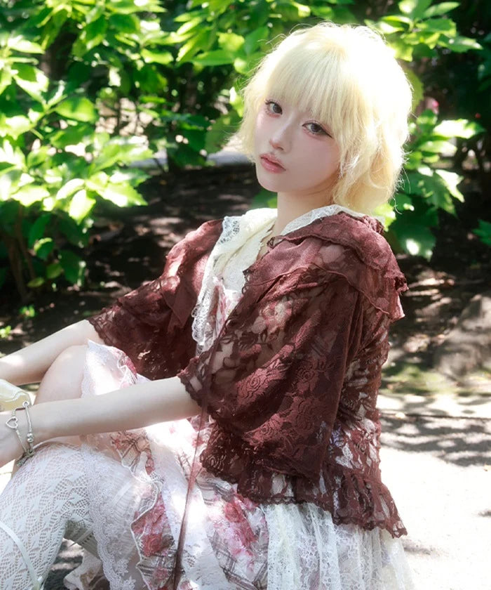 Rose Lace Bolero