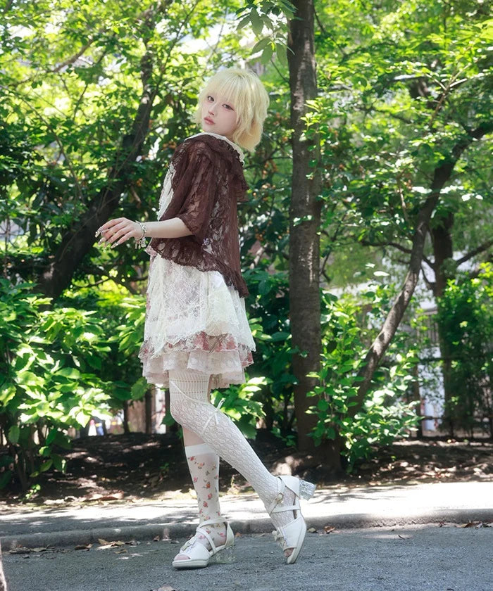 Rose Lace Bolero