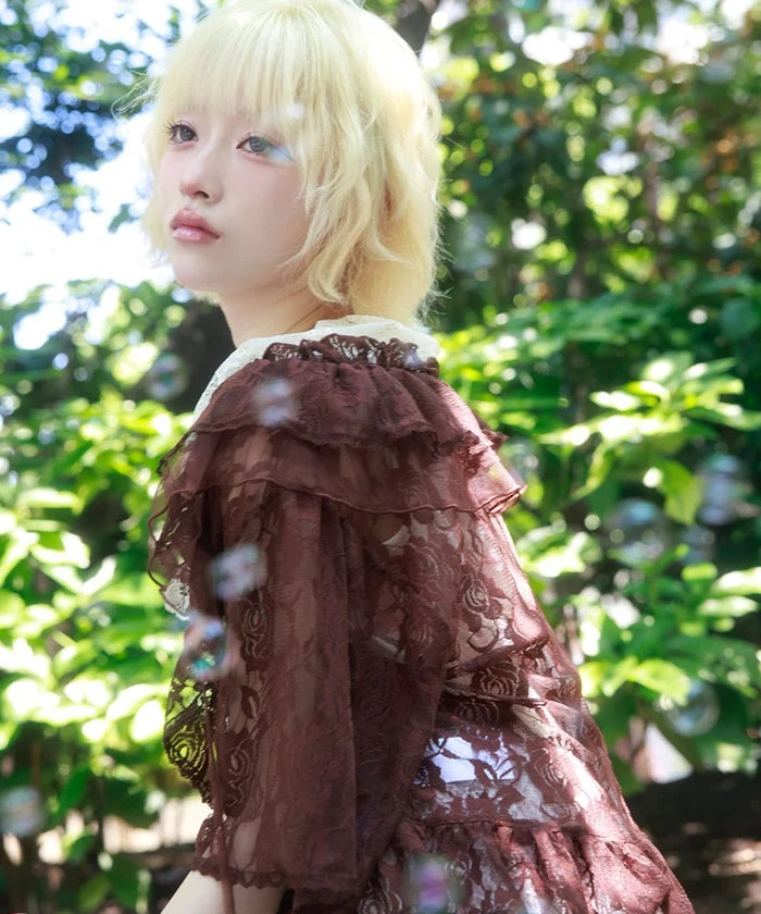 Rose Lace Bolero