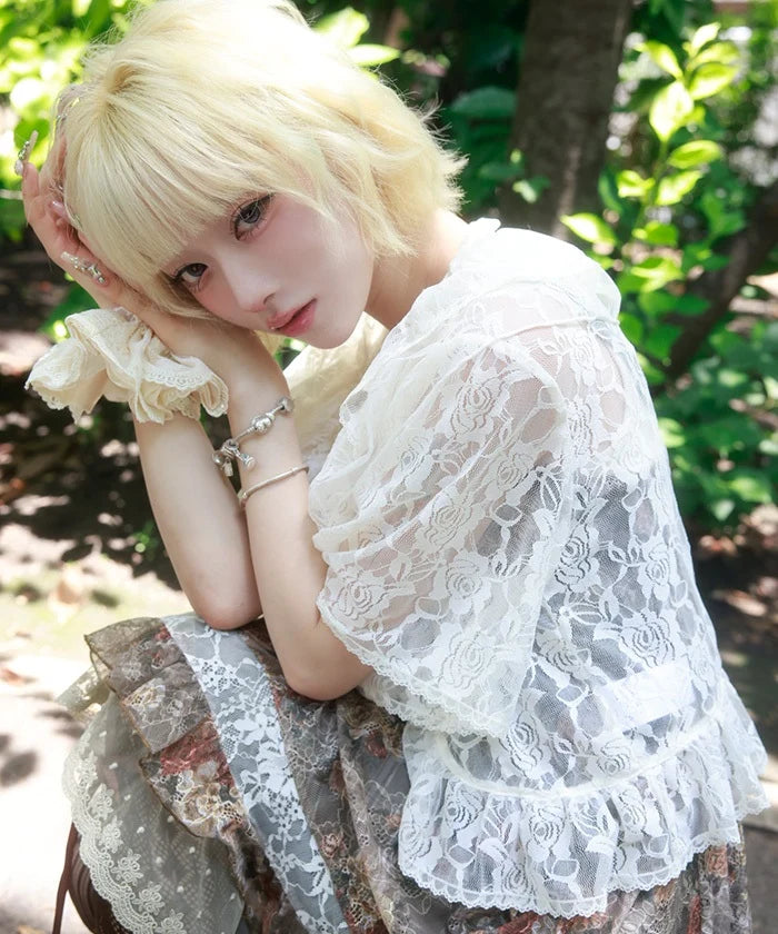 Rose Lace Bolero