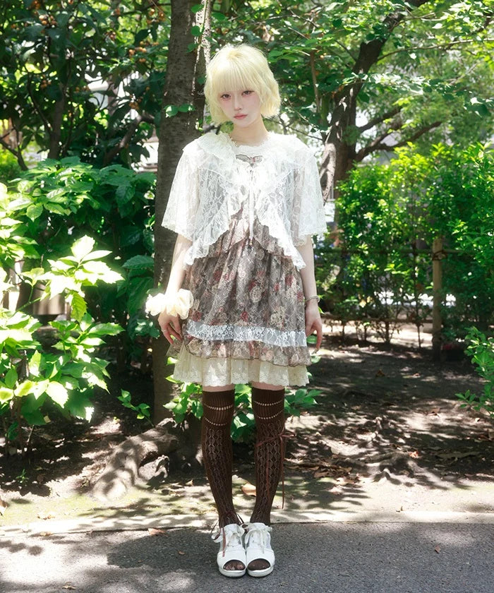 Rose Lace Bolero