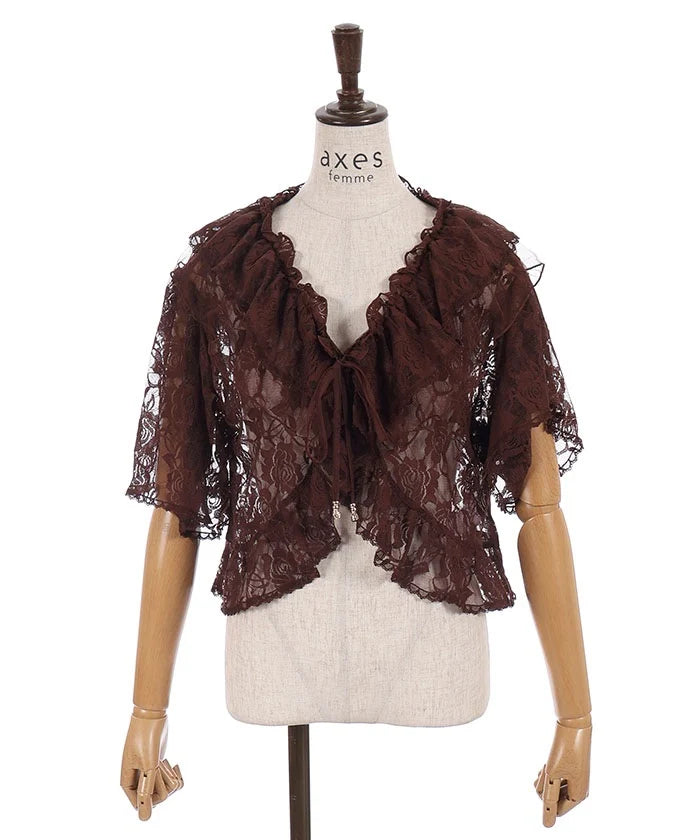 Rose Lace Bolero