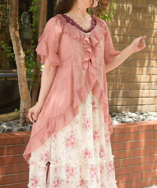 Fishtail Willow Crepe Gown
